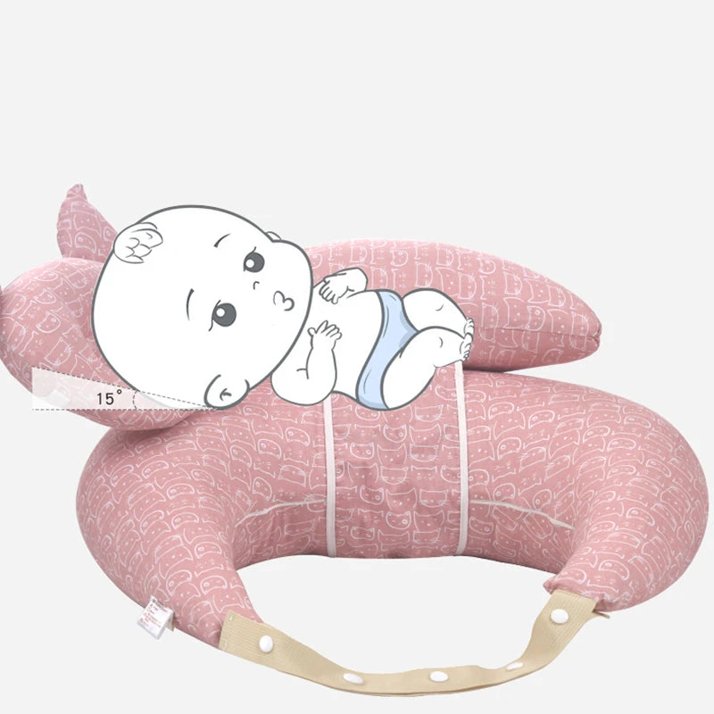 Multifunction Nursing Pillow Baby Maternity Breastfeeding Pillow Adjustable Pregnant woman Waist Cushion Layered Washable Cover - Fire on Fire Store