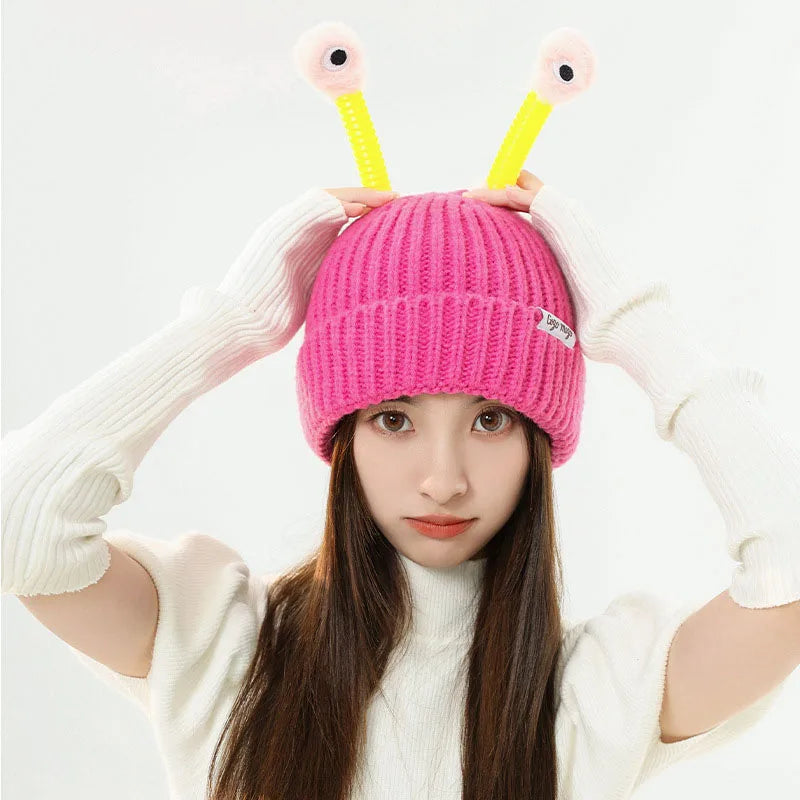 Luminous Monster Eyes Beanie - Fire on Fire Store